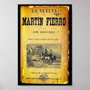 Poster La Vuelta de Martín Fierro (Cobrir, 1879, primeiro