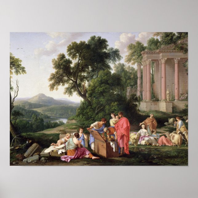 Poster Laban Searching for the Idols, 1647 (Frente)