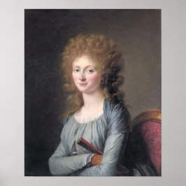 Poster Labille-Guiard - Duquesa De Aiguillon 1770