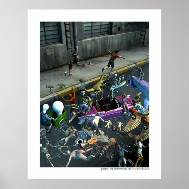 Pôster L'abîme - O abismo (Frente)