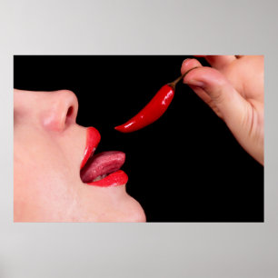 Poster Lábios de pimenta