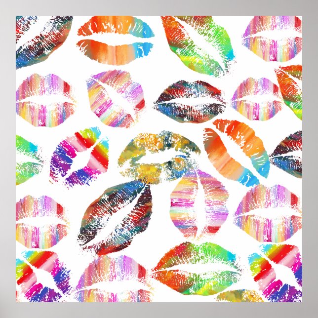 Pôster Lábios Elegantes #6 (Frente)