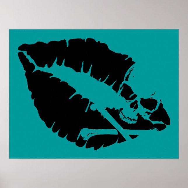 Pôster lábios venenosos (Frente)