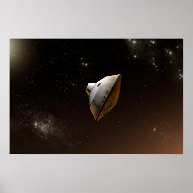 Poster Laboratório de Ciência Mars Aeródroma Cápsula (Frente)