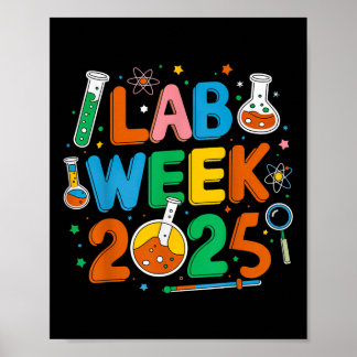 Poster Laboratório de Medicina Cientista Retro Semana 202