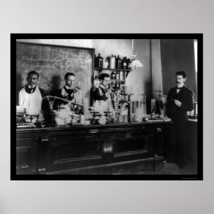 Pôster Laboratório farmacêutico na universidade 1900 de