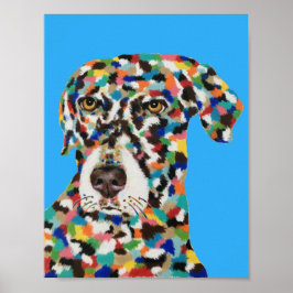 Poster Labrador Chocolate