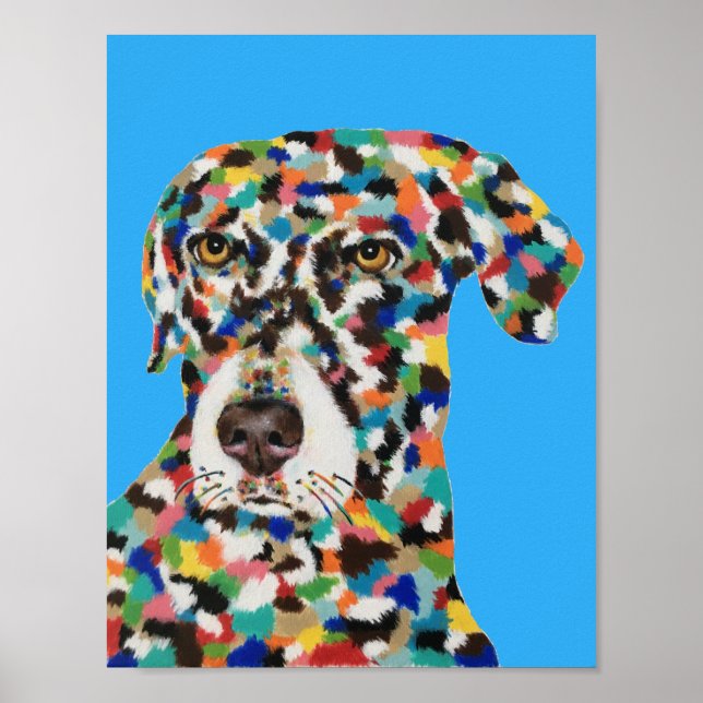 Poster Labrador Chocolate (Frente)