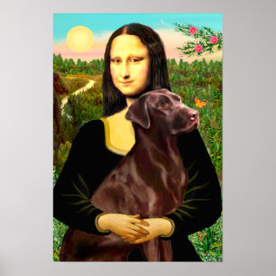 Pôster Labrador (chocolate) - Mona Lisa