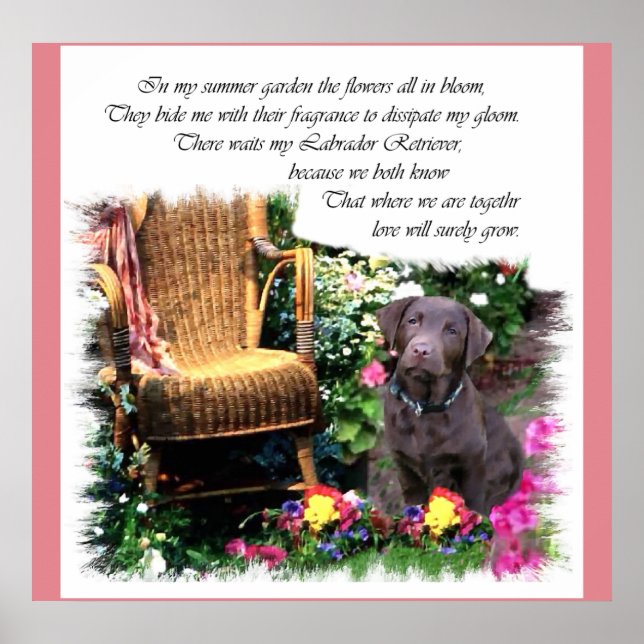 Poster Labrador Retriever Art Gifts (Frente)