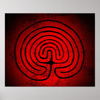 Poster Labyrinth Mystik
