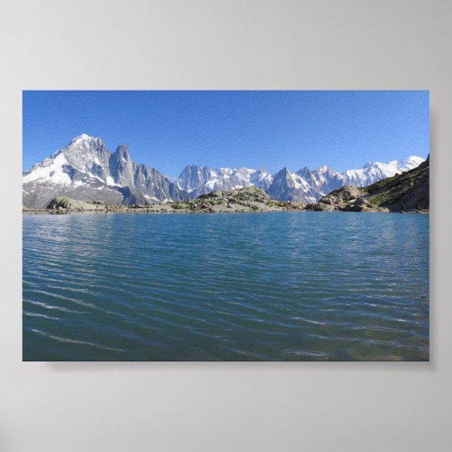Poster Lac Blanc Chamonix (Frente)