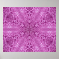 Lace Feminina Rosa Caleidoscópio Floco de Neve