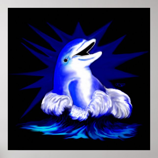 Pôster Lachender Delfin (Frente)