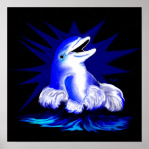 Pôster Lachender Delfin