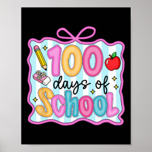 Poster Laço Coquete Préppy de 100 Dias de Escola Camiseta