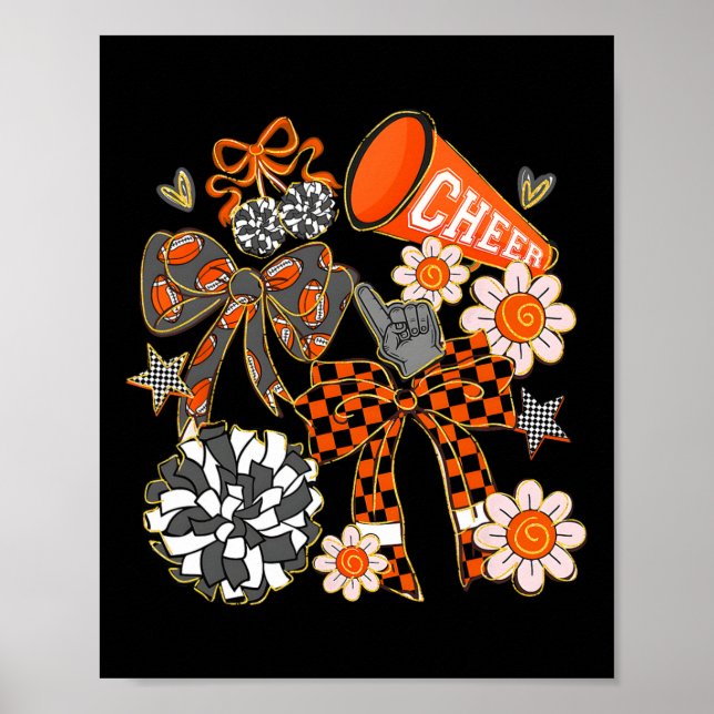 Poster Laço de Animadora de Torcida Coquette Esporte Líde (Frente)