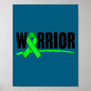 Poster Laço Guerreiro da Depressão Conscientização da Saú