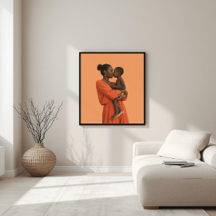 Poster Laço Imperfeito – Minimalista Mãe e Filho XIII