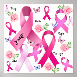 Poster Laço Rosa