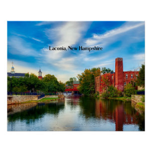 Pôster Laconia, New Hampshire