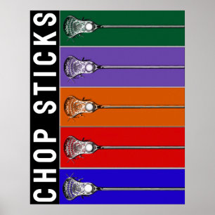 Pôster Lacrosse Criativo