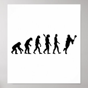 Pôster Lacrosse da evolução