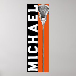 Poster Lacrosse Laranja