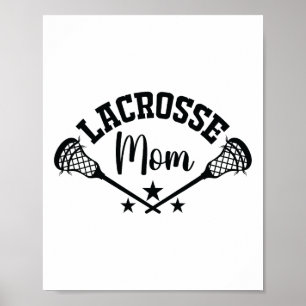 Poster Lacrosse Mãe Lacrosse Stick Esposa Mulheres Lacros