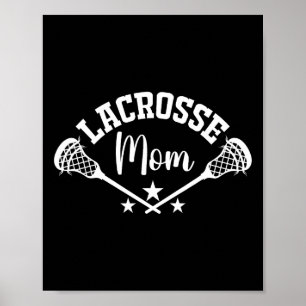 Poster Lacrosse Mãe Lacrosse Stick Esposa Mulheres Lacros