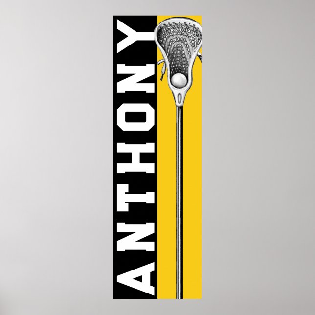 Poster Lacrosse Personalizado (Frente)