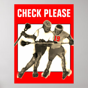 Poster Lacrosse Personalizado
