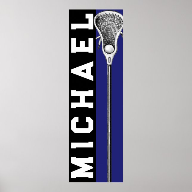 Poster Lacrosse Personalizado (Frente)