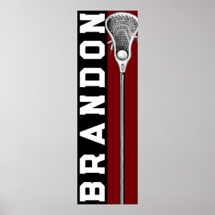Poster Lacrosse Personalizado