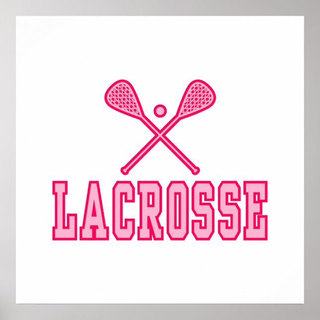 Poster Lacrosse Pink (Frente)