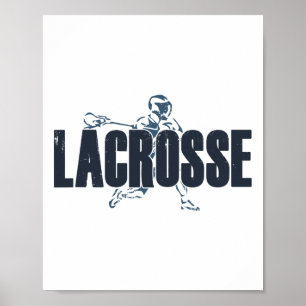 Poster Lacrosse Player Love Lax Athlett Coach Men Teen Bo