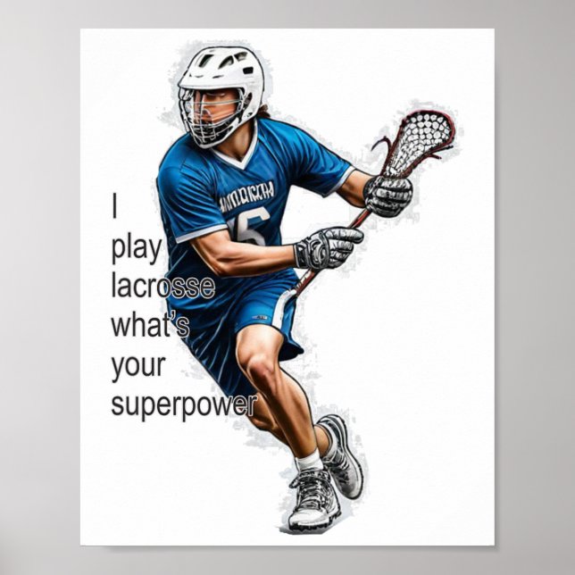Poster Lacrosse Power (Frente)