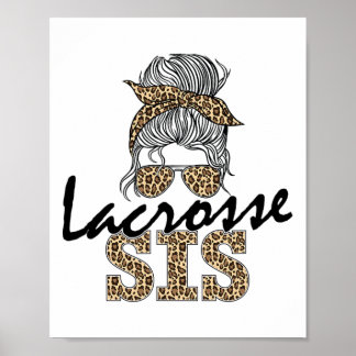 Poster Lacrosse Sister Lax Player Sis Lacrosse Sis