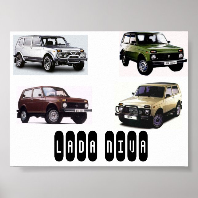Poster lada niva 2 (Frente)