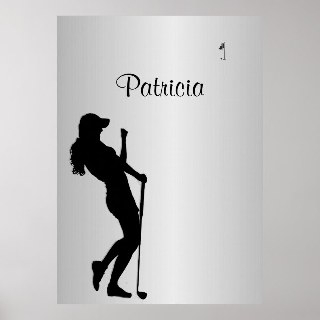 Poster Ladies Golfer Personal  (Frente)