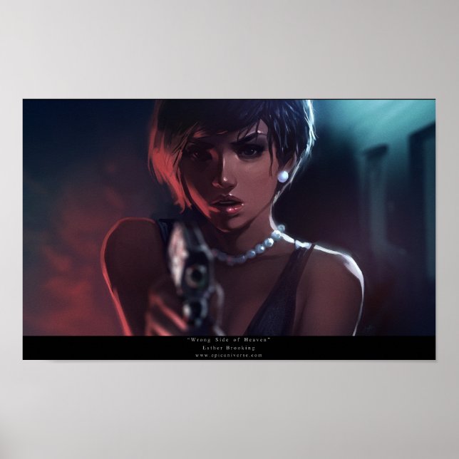 Pôster Lado errado do céu (Frente)