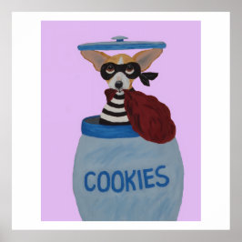 Poster Ladra de Biscoitos Chihuahua