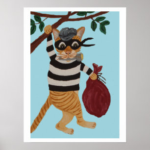 Poster Ladrão de Gatos