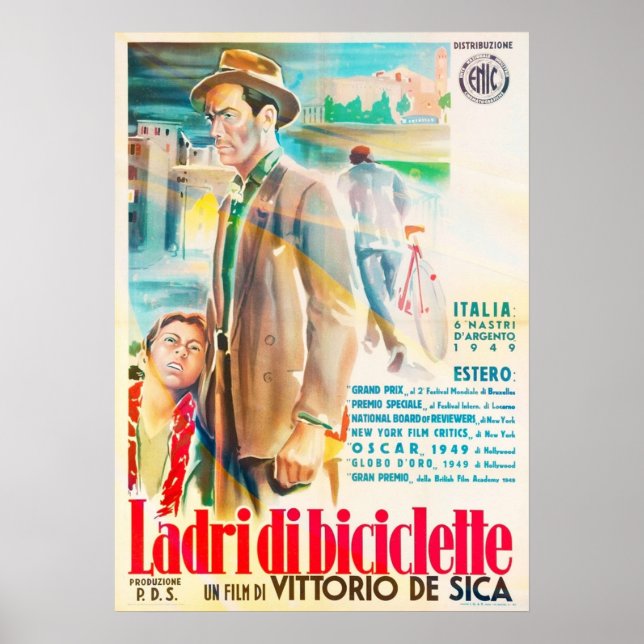 Poster Ladrões de Bicicleta (Frente)