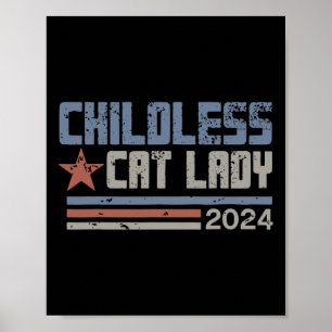 Poster Lady 2024 Engraçado Eleições Políticas Democrata 6