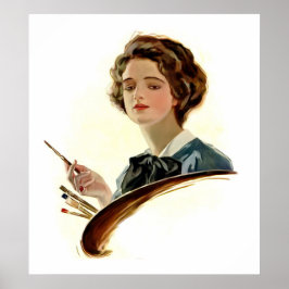 Poster Lady Artist