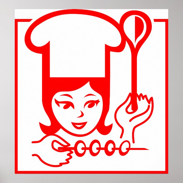 Poster Lady Chef (Frente)