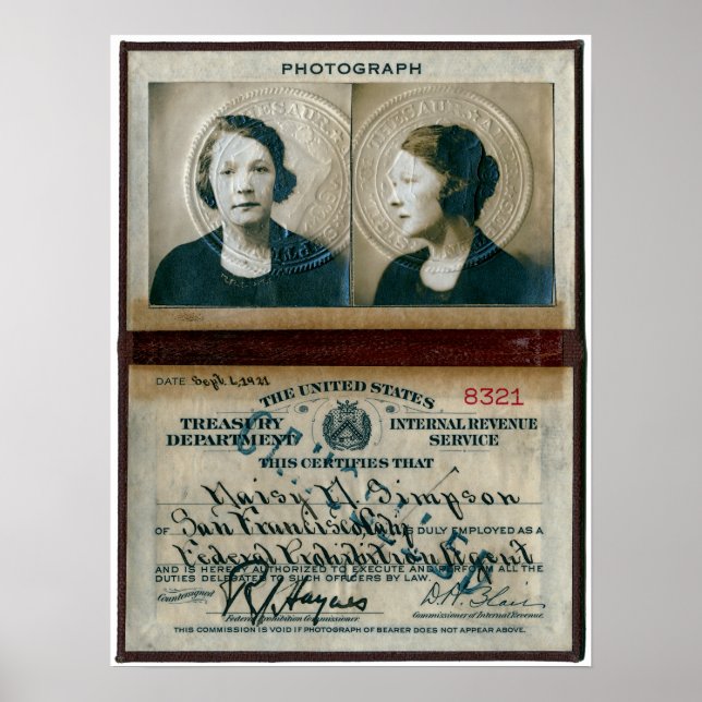 PÔSTER LADY HOOCH HUNTER - DAISY SIMPSON 1921 (Frente)