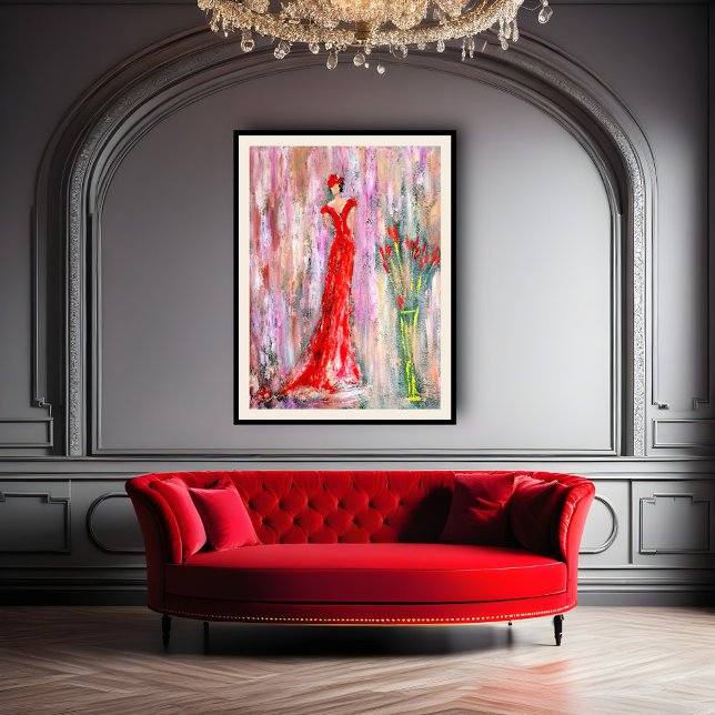 Poster Lady in Red (Criador carregado)