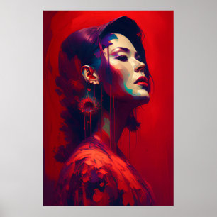 Poster Lady In Red